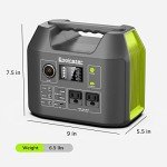 EnginStar 300W Portable Solar Generator for Camping