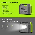EnginStar 300W Portable Solar Generator for Camping