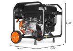 WEN DF8000X 8000W Dual Fuel Electric Generator