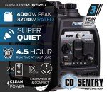 Pulsar 4000W Ultra Light Portable Gas Generator