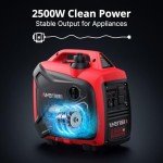AMERISUN 2500W Quiet Portable Inverter Generator