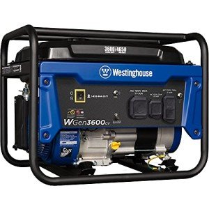 Westinghouse 4650W Portable Gas Generator with CO Sensor
