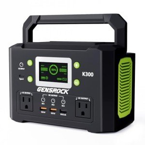 GENSROCK 300W Portable Power Station for Emergencies