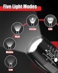 Victoper LED Tactical Flashlight 2-Pack, Waterproof & Bright