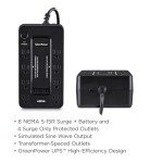 CyberPower 425VA Compact Standby UPS with 8 Outlets