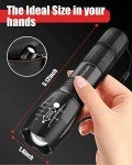 Victoper LED Tactical Flashlight 2-Pack, Waterproof & Bright