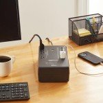 Compact 600VA Battery Backup & Surge Protector
