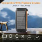 Solar Power Bank 49800mAh for Outdoor Adventures