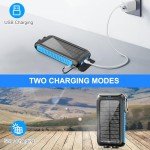 Kepswin 49800mAh Solar Power Bank with Flashlight