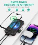 BLAVOR 10,000mAh Solar Charger Power Bank