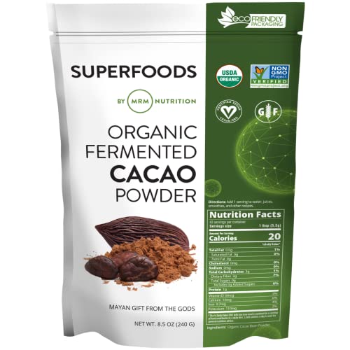 MRM Organic Fermented Cacao Powder - Antioxidant Superfood