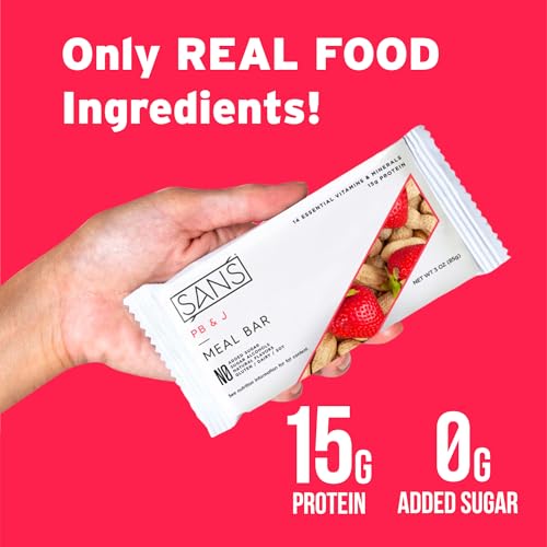 Sans PB&J Nutritional Bar - Natural and Guilt-Free