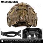ACTIONUNION Airsoft Helmet Basic Set PJ Type Tactical Paintball Helmet (Medium, Tan)