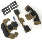 HANSTRONG GEAR Universal Tactical Airsoft Outdoor Combat Internal Replacement Memory Foam Pad Padding Inserts Protective Mat Kits Set Accessories Compatible for Fast/Mich/ACH/USMC/PASGT/EX Helmet