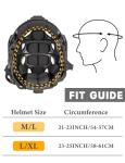 FMATAL GEAR SF Right Angle Vent Hole Fast Helmet, ABS Tactical Helmet for Airsoft, Paintball, and Outdoor Sports, Lightweight and Adjustable (FG, Medium)