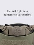 FMATAL GEAR SF Right Angle Vent Hole Fast Helmet, ABS Tactical Helmet for Airsoft, Paintball, and Outdoor Sports, Lightweight and Adjustable (FG, Medium)