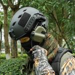 LOOGU Fast BJ Base Jump Tactical Helmet for Airsoft with 12-in-1 Headwear