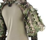 ROCOTACTICAL Sniper Ghillie Viper Hood with 3D Laser-cut leaves, Tactical Ghillie Suit Foundation for Wargame, Hunting, Airsoft, Sniper Coat