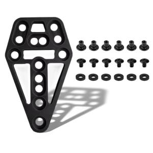 Holster Adapter, Cross Platform Conversion Kit, Molle Ride Holsters Mount, for Safari Series/Hawk Omnivore Holster/Drop Leg Platform/T-Series/Serpa Systems, Double-Sided Use (Billet Aluminum Modular)