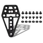 Holster Adapter, Cross Platform Conversion Kit, Molle Ride Holsters Mount, for Safari Series/Hawk Omnivore Holster/Drop Leg Platform/T-Series/Serpa Systems, Double-Sided Use (Billet Aluminum Modular)