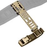 Guayma Drop Leg Holster Adapter Duty Belt Accessories for QLS Kit,Modular Holster Adapter with Thigh Strap Airsoft Tactical Police Gear,Tan