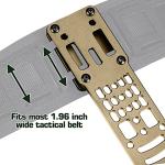 Guayma Drop Leg Holster Adapter Duty Belt Accessories for QLS Kit,Modular Holster Adapter with Thigh Strap Airsoft Tactical Police Gear,Tan