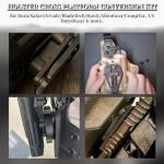 Holster Adapter, Cross Platform Conversion Kit, Molle Ride Holsters Mount, for Safari Series/Hawk Omnivore Holster/Drop Leg Platform/T-Series/Serpa Systems, Double-Sided Use (Billet Aluminum Modular)