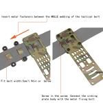 Universal Belt Loop Adapter Expansion Board Mid-Low Ride Holster Platform Adapter with Locking Fork and Receiver Plate, Adjustable Multi-Angle Hole Position with Thigh Fixation Strap (CAMO)
