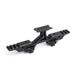 QIRUIMY Holy Warrior Optic Mount Modular Lightweight Elevated Optical Mount For Red Dot Sight At 2.50" Centerline Height For T2/M5 Red Dot Sight and G33/G43 3X Magnifier Scope and PEQ/NGAL Laser Sight