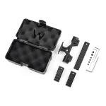 QIRUIMY Holy Warrior Optic Mount Modular Lightweight Elevated Optical Mount For Red Dot Sight At 2.50" Centerline Height For T2/M5 Red Dot Sight and G33/G43 3X Magnifier Scope and PEQ/NGAL Laser Sight