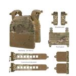 YAKEDA Tactical Training Vest with PALS System - Adjustable Straps Quick-Release Buckle for Hunting (US, Alpha, One Size, Regular, Regular, CP)