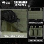MGFLASHFORCE Tactical Vest Molle Airsoft Vest for Men (Green)