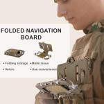 MOLLEQLS Plate Carrier Accessories Tactical Gear Molle Vest Phone Chest Mount Holder Agilite - Fits Screen Size 4.7"-6.7" (Coyote Brown)
