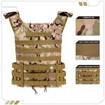KUIEDIS Tactical Outdoors Vest,Fully Adjustable Breathable,Lightweight Modular Paintball Police Airsoft Vest