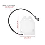 DONGKER Training Hydration Case,1.5L Leakproof Water Panel Plate Carrier with Detachable Tube & Manual Control Spout Switch for Bladder Hydration Pack