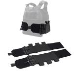 Zamudam Elastic Tactical Vest Cummerbund Quick Release Mounting Strap for Vest JPC/CPC/LBT/LBX/FCPC with Magazine Pouches Black