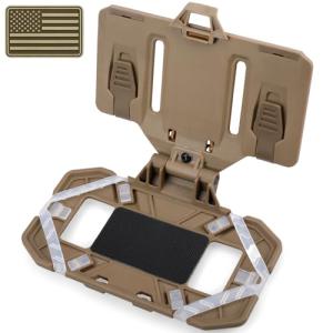 Pitozer Plate Carrier Phone Mount Tactical Phone Holder Molle Vest Accessories for Screen Size 4.7"-6.7"