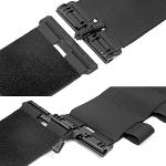 Zamudam Elastic Tactical Vest Cummerbund Quick Release Mounting Strap for Vest JPC/CPC/LBT/LBX/FCPC with Magazine Pouches Black