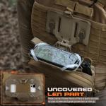 Pitozer Plate Carrier Phone Mount Tactical Phone Holder Molle Vest Accessories for Screen Size 4.7"-6.7"