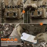 Pitozer Plate Carrier Phone Mount Tactical Phone Holder Molle Vest Accessories for Screen Size 4.7"-6.7"