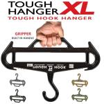 Tough Hanger XL - A Beast of a Hook – USA Made ABS Resin, X-Large | Police Gear, Scuba Gear & Dive BCD – 180-lb Cap Wetsuit DuraResin Hanger with Built in Carry Handle, 1 Black