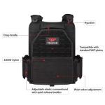 BOMTURN Tactical Vest for Men Quick Release Laser-Cutting Modular Vest for Outdoor
