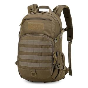 Mardingtop Small Tactical Molle Backpack - 25L Hiking Backpack for Backpacking, Cycling and Biking