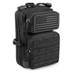 LIVANS Tactical Molle Utility Pouch, EDC Tool/Tactical Phone, Mini Waist Pouches Medical IFAK Pack Design of 3-Day Assault Backpack