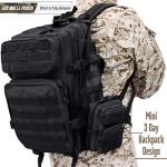 LIVANS Tactical Molle Utility Pouch, EDC Tool/Tactical Phone, Mini Waist Pouches Medical IFAK Pack Design of 3-Day Assault Backpack