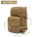 GZ XINXING Tactical Hydration Backpack, Outdoor Water Backpack Carrier Pack for Vest Backpack, Holds 1.5L Water Bladder, Mini MOLLE Tactical Backpack for Hiking, Biking, Running, Climbing