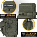 IDOGEAR Mini Tactical MOLLE Hydration Pack Water Reservoir Bag Outdoor Water Bladder Carrier Pack for Tactical Vest Backpack (Ranger Green)