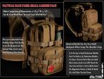 CLTAC Small Tactical Backpack MOLLE Hydration Pack Outdoor Water Bladder Carrier Pack for Vest with IFAK Med Pouch and 1.5L Bladder