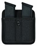 Bianchi Patroltek 8020 Double Mag Pouch with Open Top for Easy Access - Fits Duty Belt Mags for The Glock and More - Black (Size 2) 31396