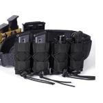 Universal Double Magazine Holder 9mm, Double 9MM Mag Pouch,Magazine Holster,Tactical Magazine Pouches,Open-Top Handgun Ammo Holder for 9mm/.40 Caliber Response Compatible Tactical PALS Webbing Belts